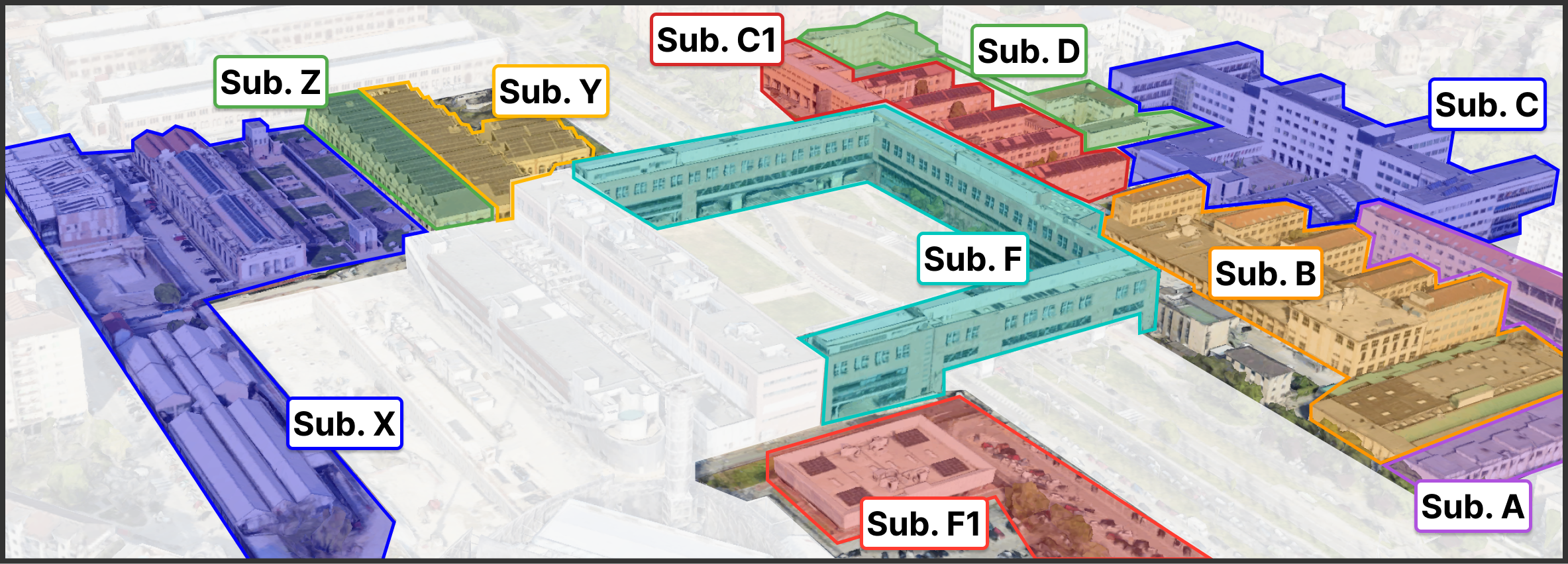 Campus electrical substations